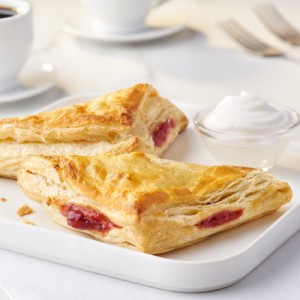 Pepperidge Farm Bakery Frozen Full Size Cherry Turnovers Pastry, 3.1 Ounces, 72 Count