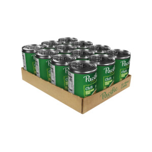 Opencaseimage for Pacific Foods® Organic White Bean Verde Chili, Plant Based, 16.5 oz Can (Case of 12)
