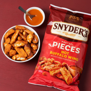 Styledimage for Snyder’s of Hanover Pretzel Pieces, Hot Buffalo Wing, 11.25 Oz