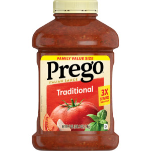 Prego® Traditional Pasta Sauce, 67 Oz Jar (Case of 6)