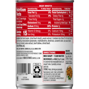 Straightbackimage for Campbell’s® Condensed Beef Broth, 10.5 oz Can (12 Pack)