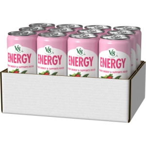 Opencaseimage for V8 Energy® Zero Sugar Strawberry Lemonade, 11.5 fl. oz. Can (12 Pack)