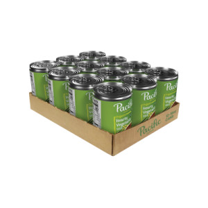Opencaseimage for Pacific Foods® Organic Hearty Vegetable Soup, Plant Based, 16.3 oz Can (Case of 12)