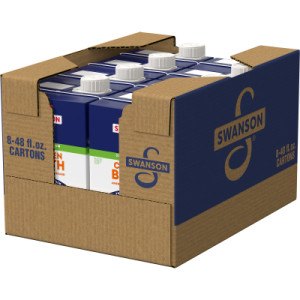 Closecaseimage for Swanson® Natural Goodness® Lower Sodium Chicken Broth, 48 oz Carton (8 Pack)