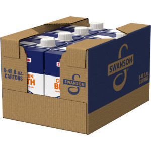 Closecaseimage for Swanson® 100% Natural Chicken Broth, 48 oz Carton