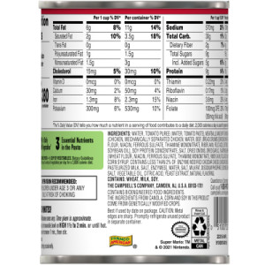 Straightbackimage for SpaghettiOs® Super Mario Bros Canned Pasta with Meatballs, 15.6 oz Can