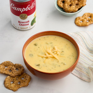 Styledimage for Campbell’s® Condensed Broccoli Cheese Soup, 10.5 oz Can (12 Pack)