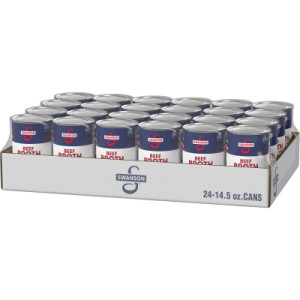 Closecaseimage for Swanson® 100% Natural Beef Broth, 14.5 Oz Can (Pack of 24)