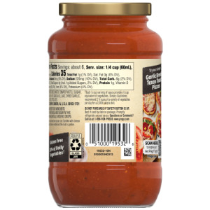 Straightbackimage for Prego® Pizzeria Style Pizza Sauce, 14 OZ Jar (Pack of 12)