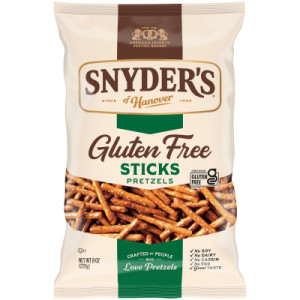 Snyder’s of Hanover Pretzels, Gluten Free Pretzel Sticks, 8 Oz