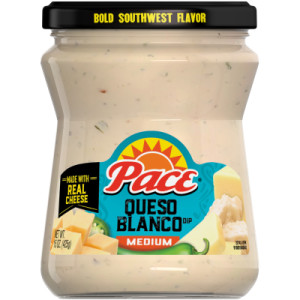Pace® Medium Queso Blanco Cheese Dip, 15 oz Jar (6 Pack)