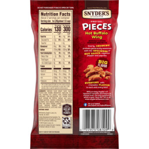 Straightbackimage for Snyder’s of Hanover Hot Buffalo Wing Pieces