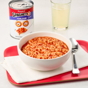 Styledimage for SpaghettiOs® Original Canned Pasta Plus Calcium, 15.8 oz Can (Pack of 12)