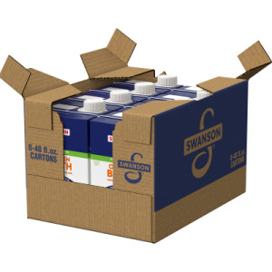 Opencaseimage for Swanson® Natural Goodness® Lower Sodium Chicken Broth, 48 oz Carton (8 Pack)