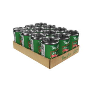 Opencaseimage for Pacific Foods® Organic Harvest Black Bean Chili, Plant Based, 16.5 oz Can (Case of 12)