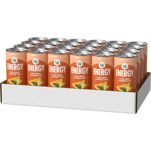Opencaseimage for V8 +Energy® Orange Pineapple Juice Energy Drink, 8 fl oz Can (4 Pack)
