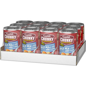Closecaseimage for Campbell’s® Chunky® Soup, Split Pea Soup With Ham, 19 Oz Can (Case of 12)