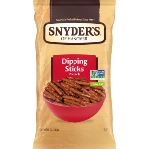 Snyder’s of Hanover, Pretzel Dipping Sticks, 12 Oz Bag