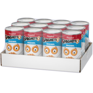 Closecaseimage for SpaghettiOs® Original Canned Pasta, 22.4 oz Can (Pack of 12)