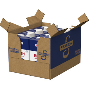 Opencaseimage for Swanson® 100% Natural Beef Broth, 48 oz Carton (8 Pack)