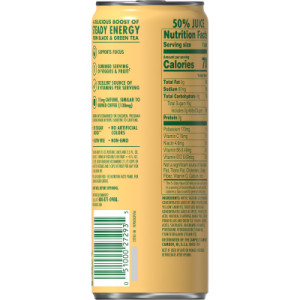 Straightbackimage for V8 +Energy® Peach Mango Juice Energy Drink, 11.5 fl oz Can (12 Pack)