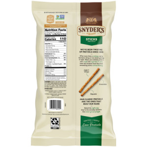Straightbackimage for Snyder’s of Hanover® Pretzel Sticks, Family Size 16 Oz