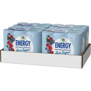Opencaseimage for V8 Energy® Zero Sugar Blueberry Raspberry, 8 fl. oz. Can (24 Pack)