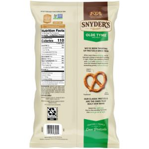 Straightbackimage for Snyder’s of Hanover® Pretzels, Olde Tyme Pretzels, 16 Oz