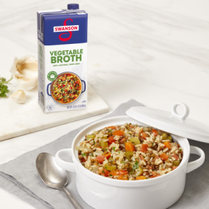 Styledimage for Swanson® 100% Natural Vegetable Broth, 32 oz Carton (12 Pack)