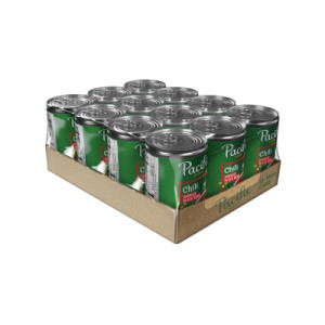 Closecaseimage for Pacific Foods® Organic Harvest Black Bean Chili, Plant Based, 16.5 oz Can (Case of 12)