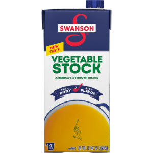 Swanson® 100% Natural Vegetable Stock, 32 oz Carton (12 Pack)