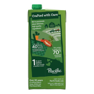 Straightbackimage for Pacific Foods® Organic Creamy Tomato Soup, 32 oz Carton (Case of 12)