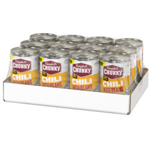 Closecaseimage for Campbell’s® Chunky™ Chili With Beans, 19 oz Can (12 Pack)