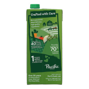 Straightbackimage for Pacific Foods® Free Range Chicken Broth, 32 oz Carton (Case of 12)