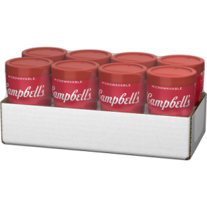 Closecaseimage for Campbell’s® Sipping Soup, Creamy Tomato Soup, 11.1 Oz Microwavable Cup (Case of 8)