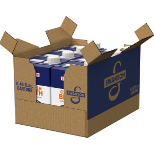 Opencaseimage for Swanson® 100% Natural Chicken Broth, 48 oz Carton