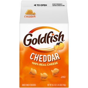 Pepperidge Farm® Goldfish® Crackers, Cheddar, 26.3-oz. Carton