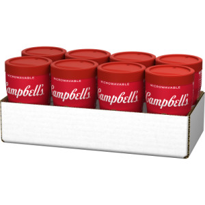 Opencaseimage for Campbell’s® Sipping Soup, Creamy Tomato Soup, 11.1 Oz Microwavable Cup (Case of 8)