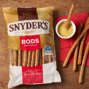 Styledimage for Snyder’s of Hanover, Pretzel Rods, 12 Oz Bag