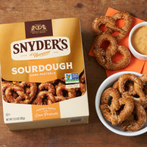 Styledimage for Snyder’s of Hanover Pretzels, Sourdough Hard Pretzels, 13.5 Oz Box