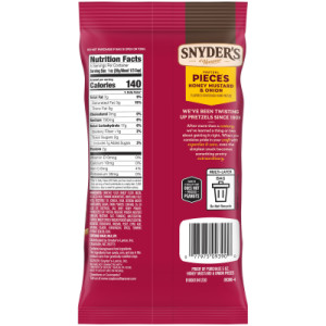 Straightbackimage for Snyder’s of Hanover Pretzel Pieces, Honey Mustard and Onion, 5 oz