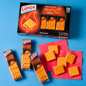 Styledimage for Lance® Nashville Hot Cheddar Sandwich Crackers, 10 Pack