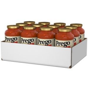 Opencaseimage for Prego® Pasta Sauce, Italian Tomato Sauce with Basil & Garlic, 24 oz Jar (Case of 12)