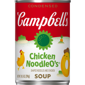 Campbell’s® Condensed Kids Chicken NoodleO’s® Soup, 10.5 oz Can (12 Pack)