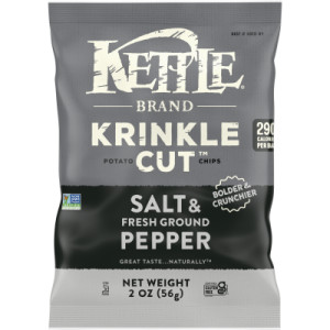 Krinkle Cut Salt & Fresh Ground Pepper Kettle Potato Chips