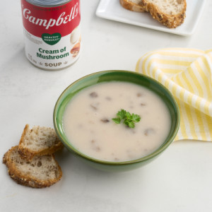 Styledimage for Campbell’s® Condensed Healthy Request® Cream of Mushroom Soup, 10.5 Ounce Can