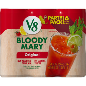 V8® Bloody Mary Mix, 8 fl oz Can (4 Cases of 6 Cans)