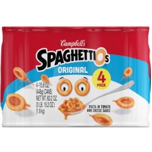 Straightbackimage for SpaghettiOs® Original Canned Pasta, 15.8 oz Can (Pack of 4)