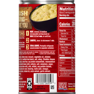 Straightbackimage for Campbell’s® Chunky® Soup, Chicken Broccoli Cheese Soup, 18.8 Oz Can (Case of 12)