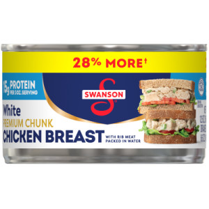 Swanson® White Premium Chunk Canned Chicken Breast in Water, 12.5 OZ Can (Case of 12)